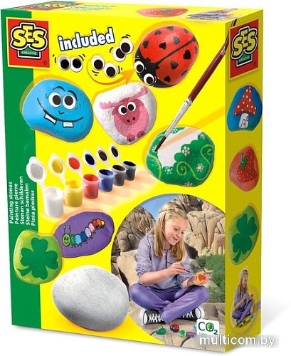 Набор для рисования SES Creative Раскрашивание камней 14818