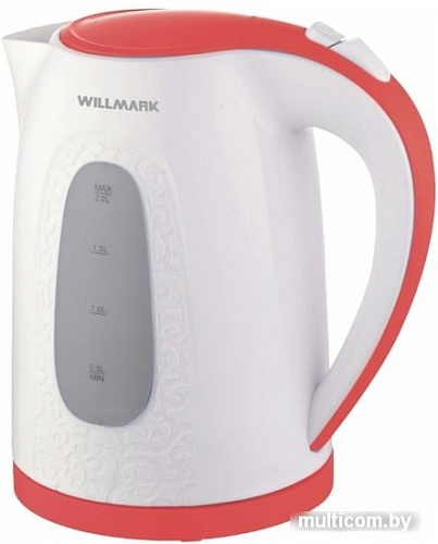 Электрочайник Willmark WEK-2009P (белый/оранжевый)