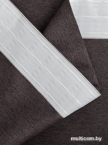Штора Ника Зварико блэкаут 888250-12 2x2.5 м (коричневый)