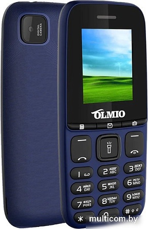 Кнопочный телефон Olmio A15 (синий)