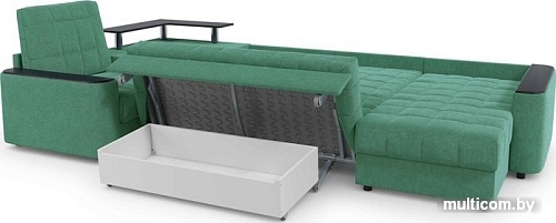 Угловой диван Moon Trade Даллас 018 003610 (левый, зеленый)