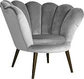 Интерьерное кресло Signal Magnolia Velvet Bluvel 14 (серый/венге)