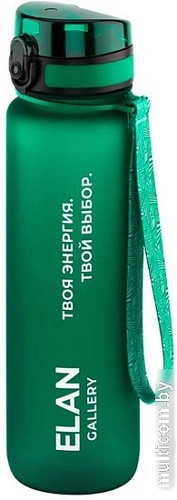 Бутылка для воды Elan Gallery Style Matte 1л 280180 (темно-зеленый)