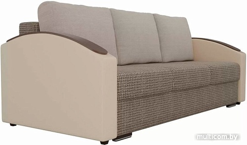 Диван Лига диванов Монако slide 102024 (коричневый/бежевый)