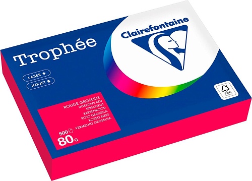Clairefontaine А4 80г/м2 1782C (500л, красный)
