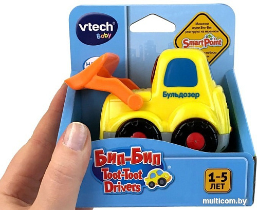 Интерактивная игрушка VTech Бульдозер Бип-Бип 80-151826