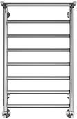Полотенцесушитель TERMINUS Хендрикс П8 500x800 нп