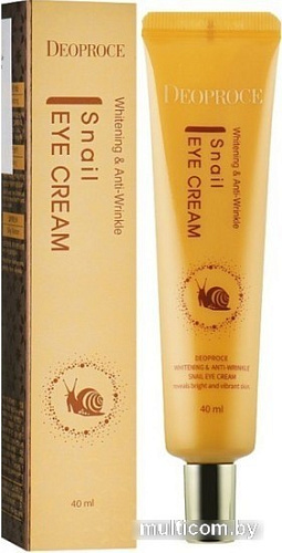 Deoproce Крем для век Whitening And Anti-Wrinkle Snail Eye Cream 40 мл