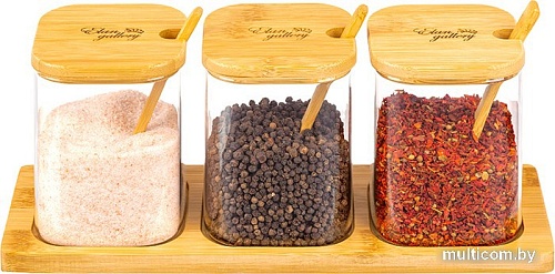 Набор для специй Elan Gallery Crystal glass 360095