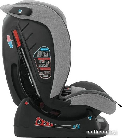 Детское автокресло Indigo Reflex Y913 (светло-серый/серый)