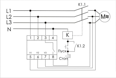 Реле контроля фаз Евроавтоматика F&F CZF-2B EA04.003.002