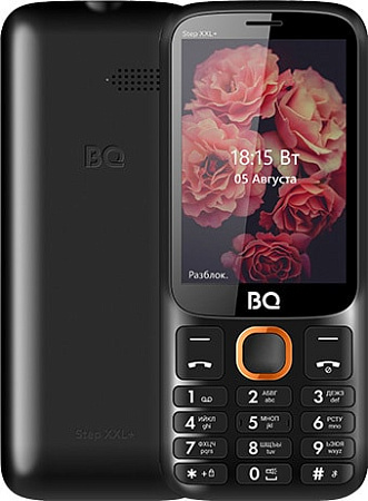 Мобильный телефон BQ-Mobile BQ-3590 Step XXL+ (черный/оранжевый)