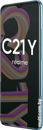 Смартфон Realme C21Y RMX3263 4GB/64GB азиатская версия (голубой)