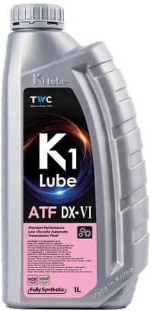 Трансмиссионное масло K1 Lube ATF DX-VI 1л