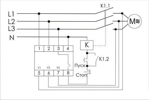 Реле контроля фаз Евроавтоматика F&F CZF-2B EA04.003.002