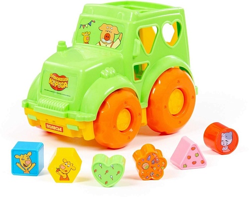 Сортер Полесье Оранжевая корова Трактор 91734