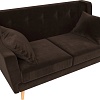 Диван Mebelico Брайтон 2 (микровельвет, коричневый)