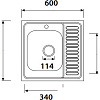 Кухонная мойка Kaiser KSS-6060L