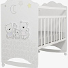 Классическая детская кроватка VDK Unica Happy Family Fornello колесо-качалка (ламинированное дсп, Bianco)