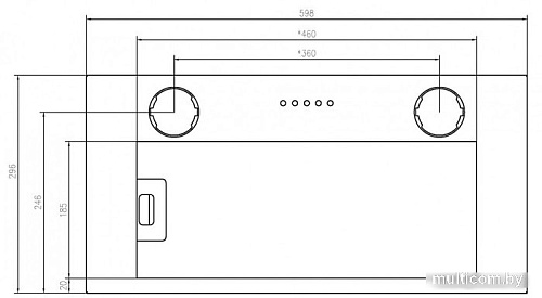 Кухонная вытяжка Schtoff Quattroporte 60 (нержавеющая сталь)