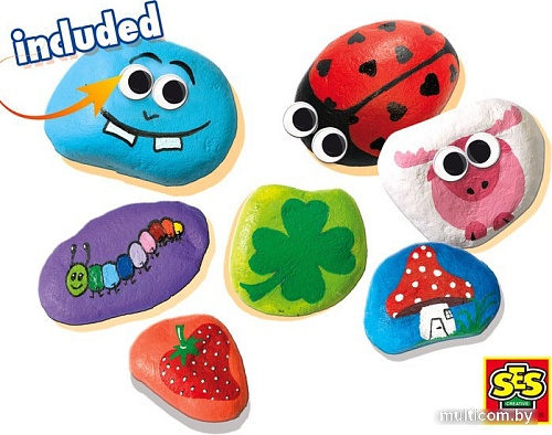 Набор для рисования SES Creative Раскрашивание камней 14818