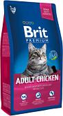 Корм для кошек Brit Premium Cat Adult Chicken 8 кг