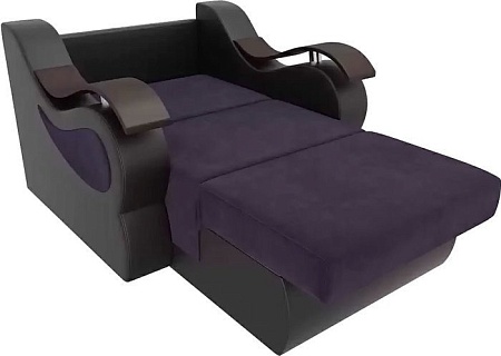 Кресло-кровать Mebelico Меркурий 105487 60 см (фиолетовый/черный)