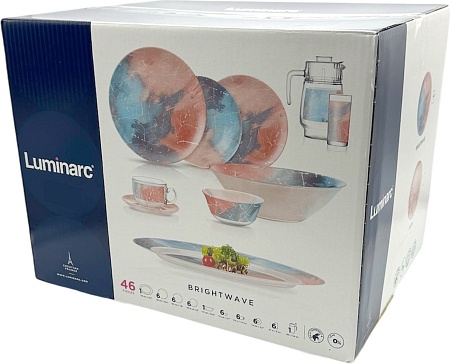 Столовый сервиз Luminarc Brightwave V8582 (46пр)
