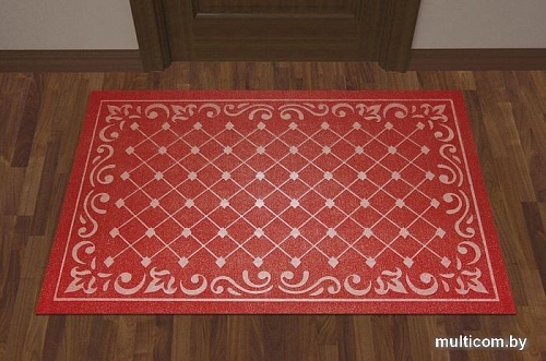 Придверный коврик Kovroff Ромбы 60x90 П/10/03/05 (красный)