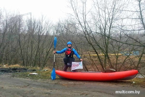 Надувная лодка Вольный ветер Ангара 360 Expedition (красный)