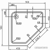 Душевой поддон Vincea VST-2AP-9090 90 см