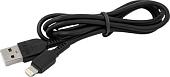 Кабель Mirex 13700-007i3BK USB Type A - Lightning (1.2 м, черный)