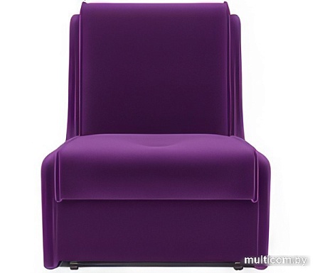Кресло-кровать Мебель-АРС Аккорд №2 (микровельвет, фиолетовый)