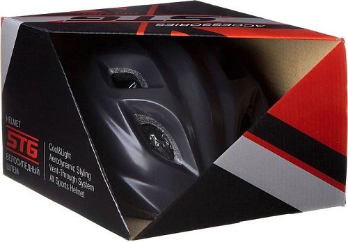 Cпортивный шлем STG HB8-4 M (р. 52-56, черный)