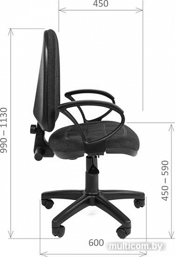 Кресло CHAIRMAN Ergo (серый)