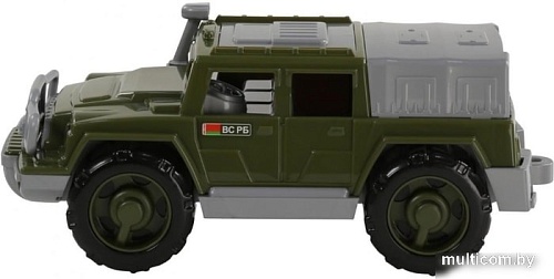 Игрушечный транспорт Полесье Джип военный Защитник №1 BY 63908