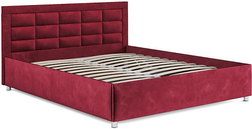 Кровать Мебель-АРС Версаль 160 (бархат красный Star Velvet 3 Dark Red)
