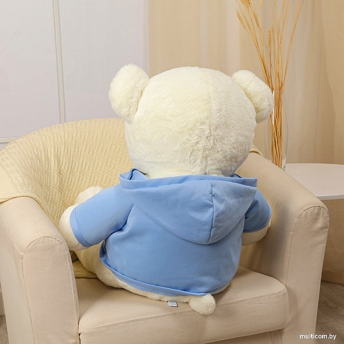 Большая игрушка Sima-Land Медведь в кофте 10653151 (белый)