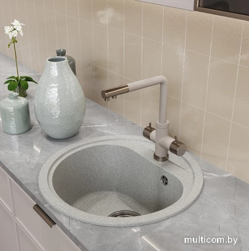 Кухонная мойка Mixline ML-GM10 551811 (серый)