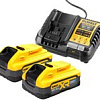 Аккумулятор с зарядным устройством DeWalt DCB1104H2 (18В/2x5 Ач + 12-18В)