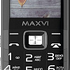 Кнопочный телефон Maxvi B6ds (черный)