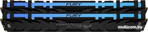 Оперативная память Kingston FURY Renegade RGB 2x8GB DDR4 PC4-28800 KF436C16RBAK2/16