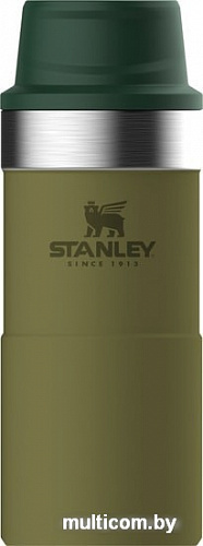 Термокружка Stanley Classic 0.35л One hand 2.0 10-06440-018 (оливковый)