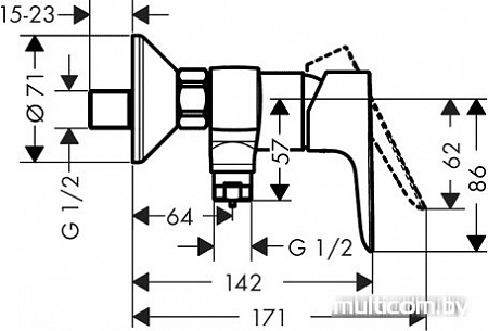 Смеситель Hansgrohe Talis E 71760000