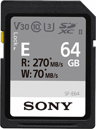 Карта памяти Sony SDXC SF-E64 64GB