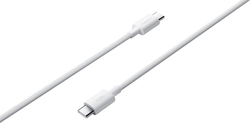 Кабель Xiaomi 3A Braided USB Type-C - USB Type-C BHR0878GL (1 м, белый)