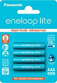 Аккумуляторы Panasonic Eneloop Lite AAA 550mAh 4 шт. [BK-4LCCE/4BE]