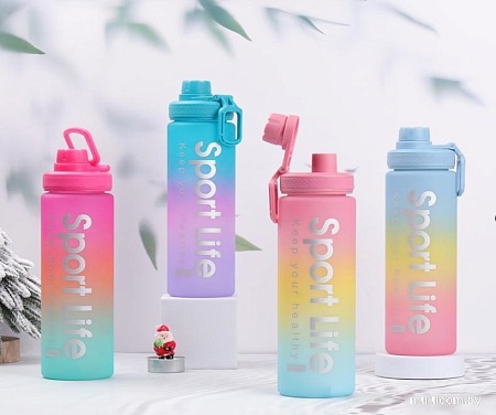 Бутылка для воды Sundays Life (0.8л, желтый)