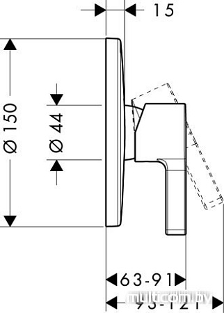 Смеситель Hansgrohe Metris S 31665000
