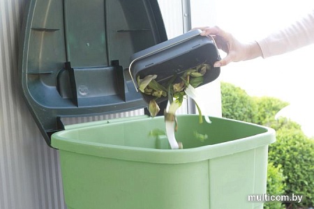 Контейнер для пищевых отходов Brabantia Caddy 1.8 л (темно-серый)